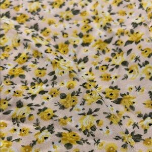 GAP Old Navy Floral Yellow Skirt